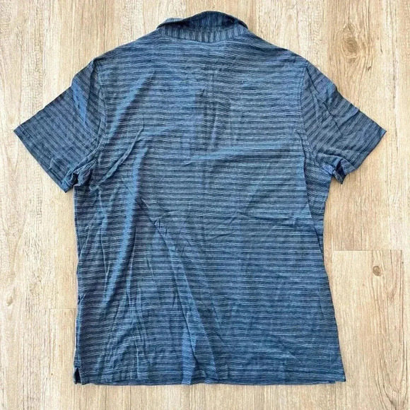 Mens Michael Kors Blue Short Sleeve Polo - L - Picture 4 of 5